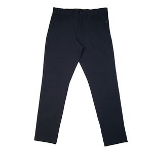 Leg3nd Mens S 32x30 Chino Golf Pants Navy Blue Stretch Pockets‎ Preppy Casual